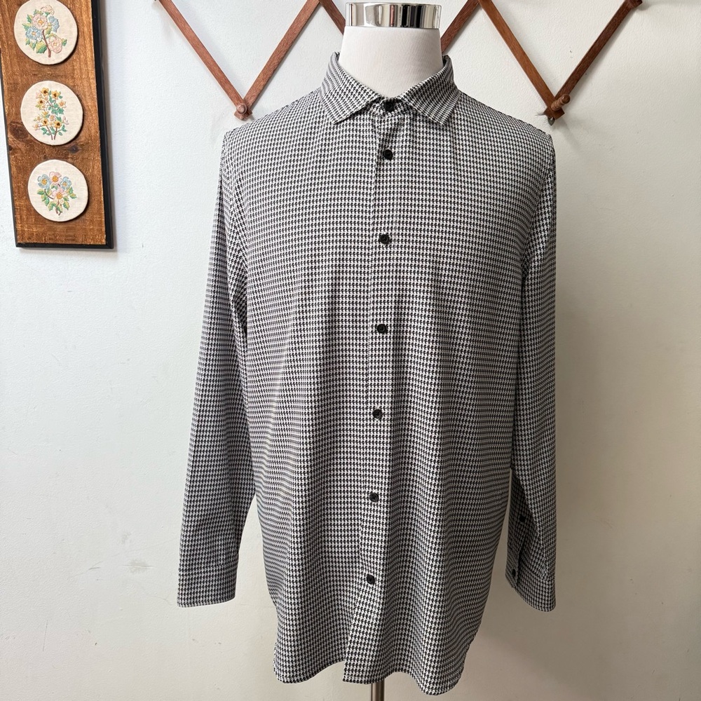 Karl Lagerfeld Paris Monogram Button Up Shirt